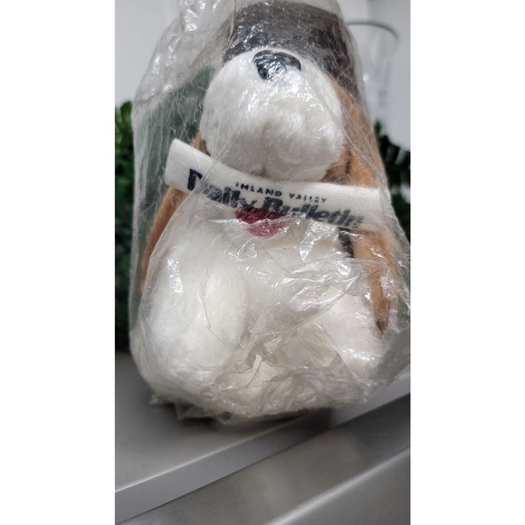 Vtg 9" Inland Valley Daily Bulletin Newspaper Cowboy Dog Plush - Picture 3 of 6
